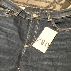 Zara Indigo Denim Pants